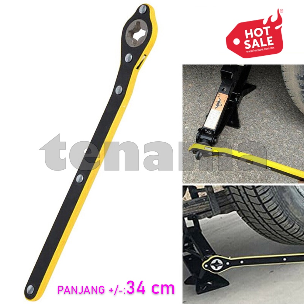 Kunci Pas Dongkrak Mobil Kunci Ratchet Labor Saving Wrench Rocker