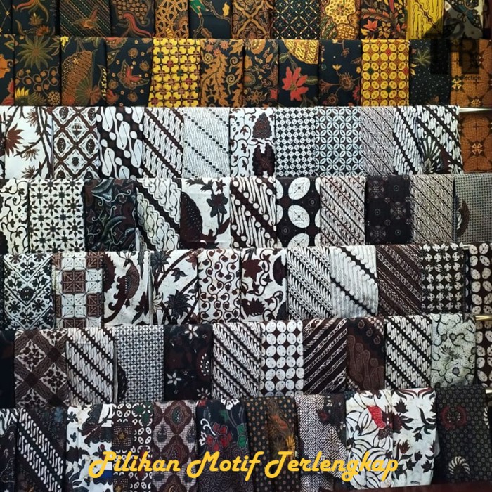 Kain Batik Jarik Premium Seri Soga Genes Ori Unggul Jaya 220x115cm.