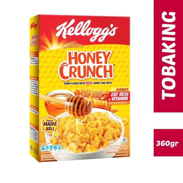 

Kellogg's Honey Crunch Corn Flakes Kelloggs Sereal Sarapan 360gr Best Seller