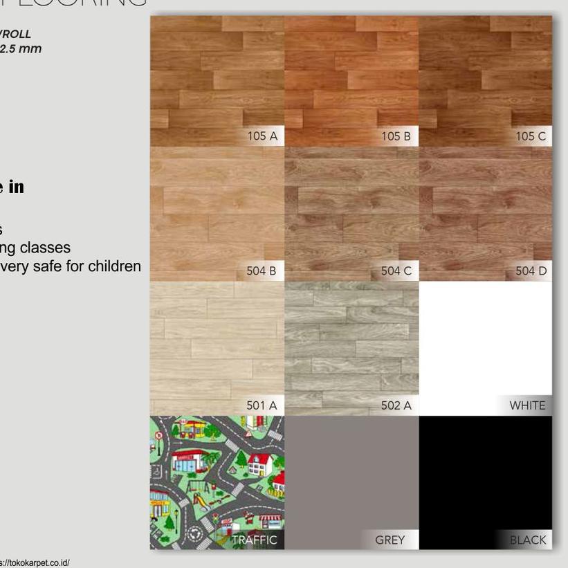 ❋ Karpet Lantai Alva / Karpet vinyl lantai  Motif Kayu / Karpet Lantai Terlengkap / Vinyl Bravo ▲