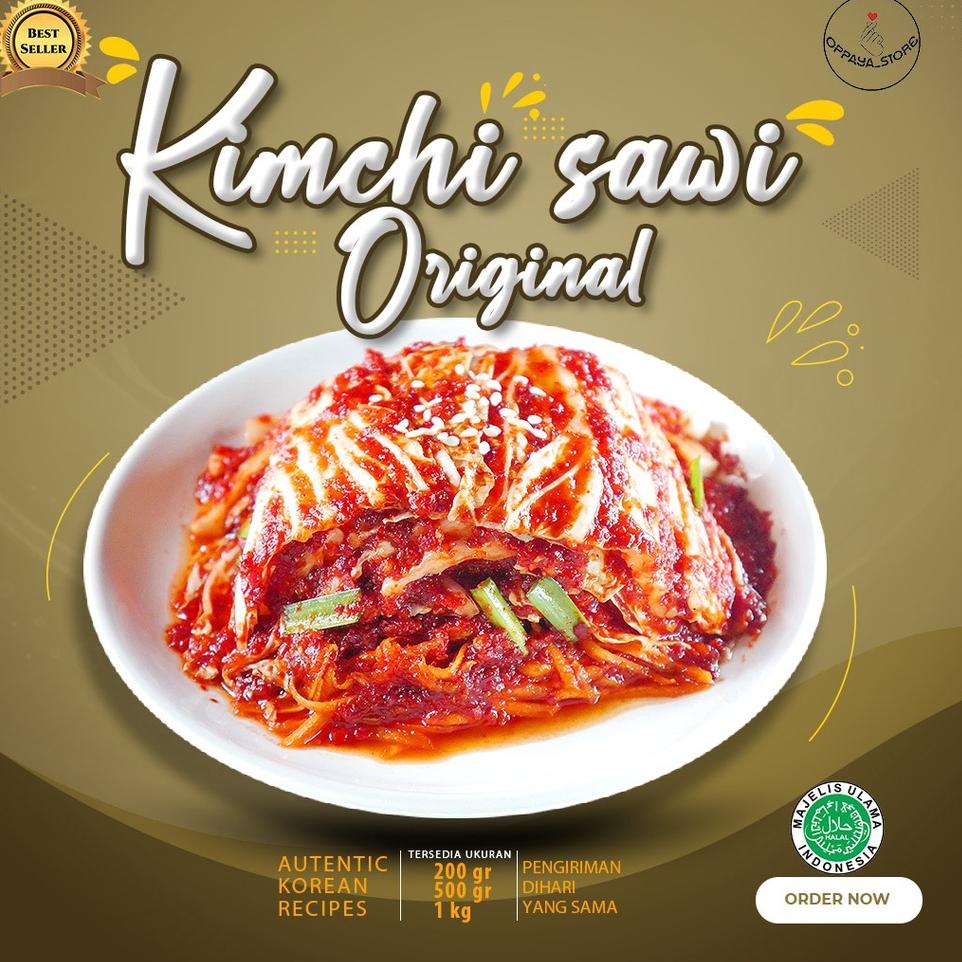 

❋ Fresh Kimchi Sawi 500 Gram Dibuat Oleh Chef Korea Asli ♧