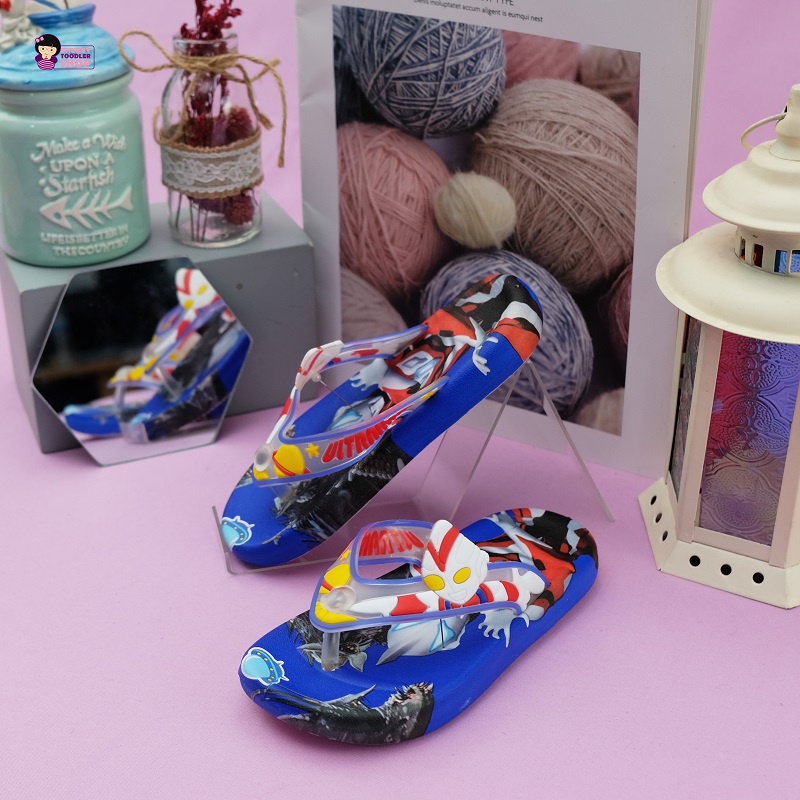 Minipetite SH2211  Sendal Jepit Anak Perempuan dan Laki Laki Sendal Flip Flop Anak Import Sendal Selop Karakter Usia 3-10 Tahun Ukuran 26-35