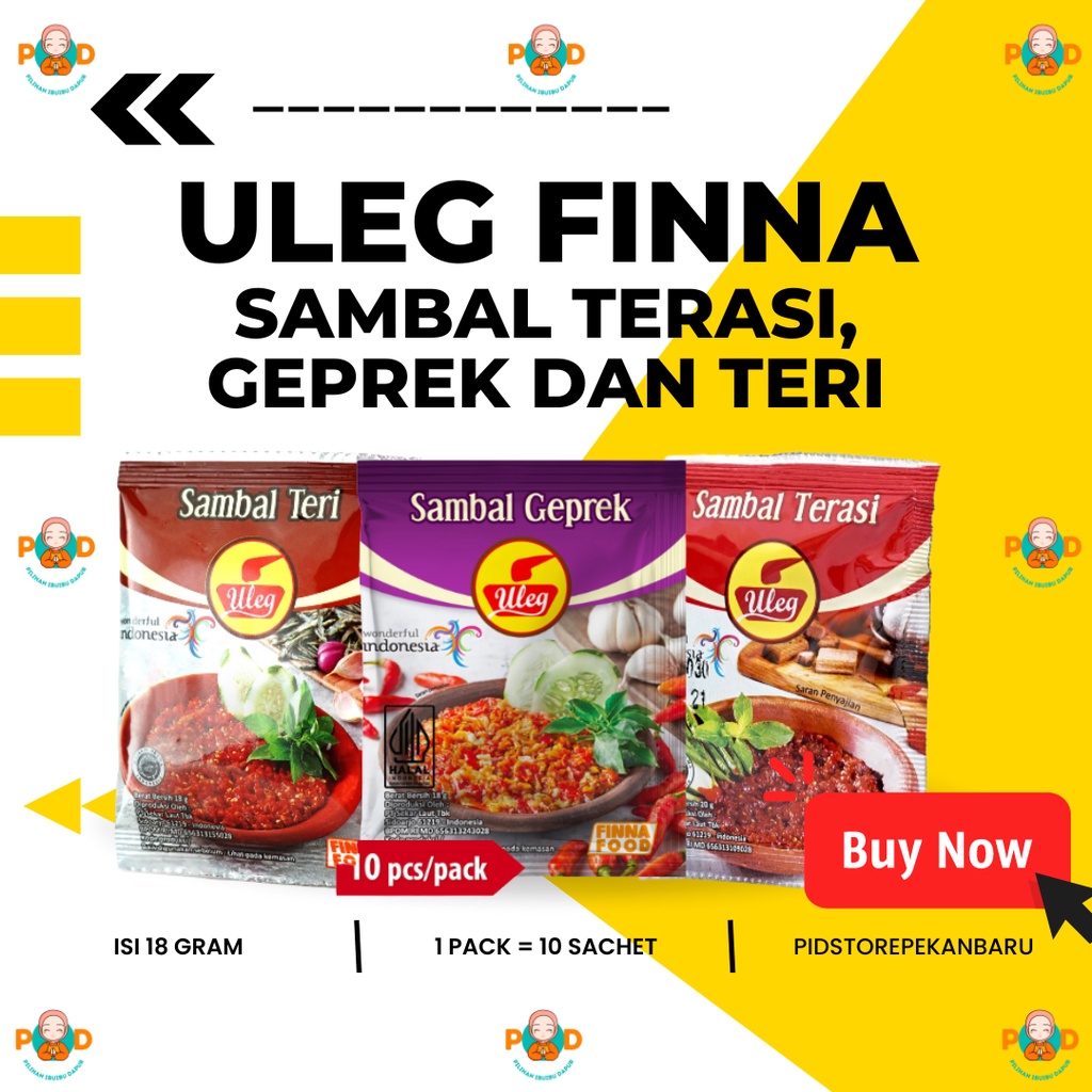 

ULEG FINNA SAMBAL TERASI SAMBEL GEPREK SAMBAL TERI