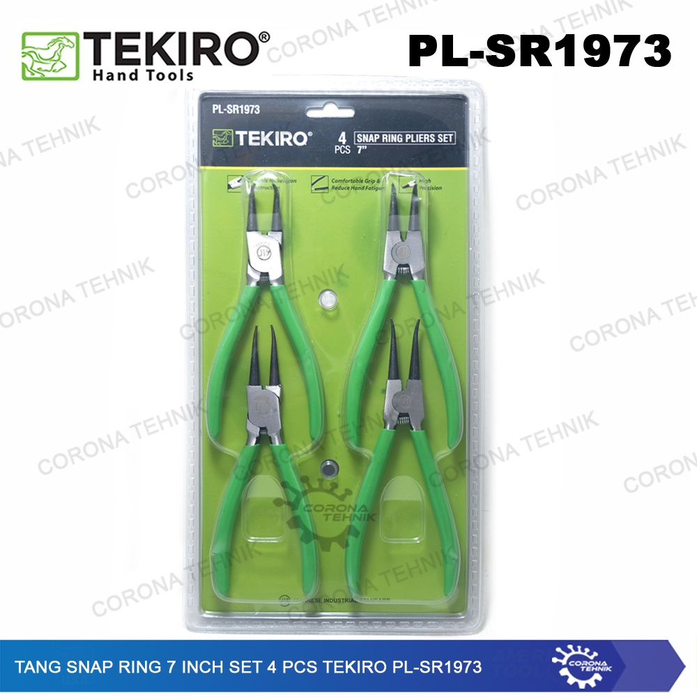 Tekiro PL-SR1973 Tang Snap Ring 7 Inch Set 4 Pcs