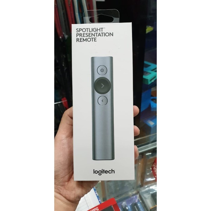 

[[JNT COD]] Logitech Spotlight Wireless Presentation Remote Laser Pointer - silver