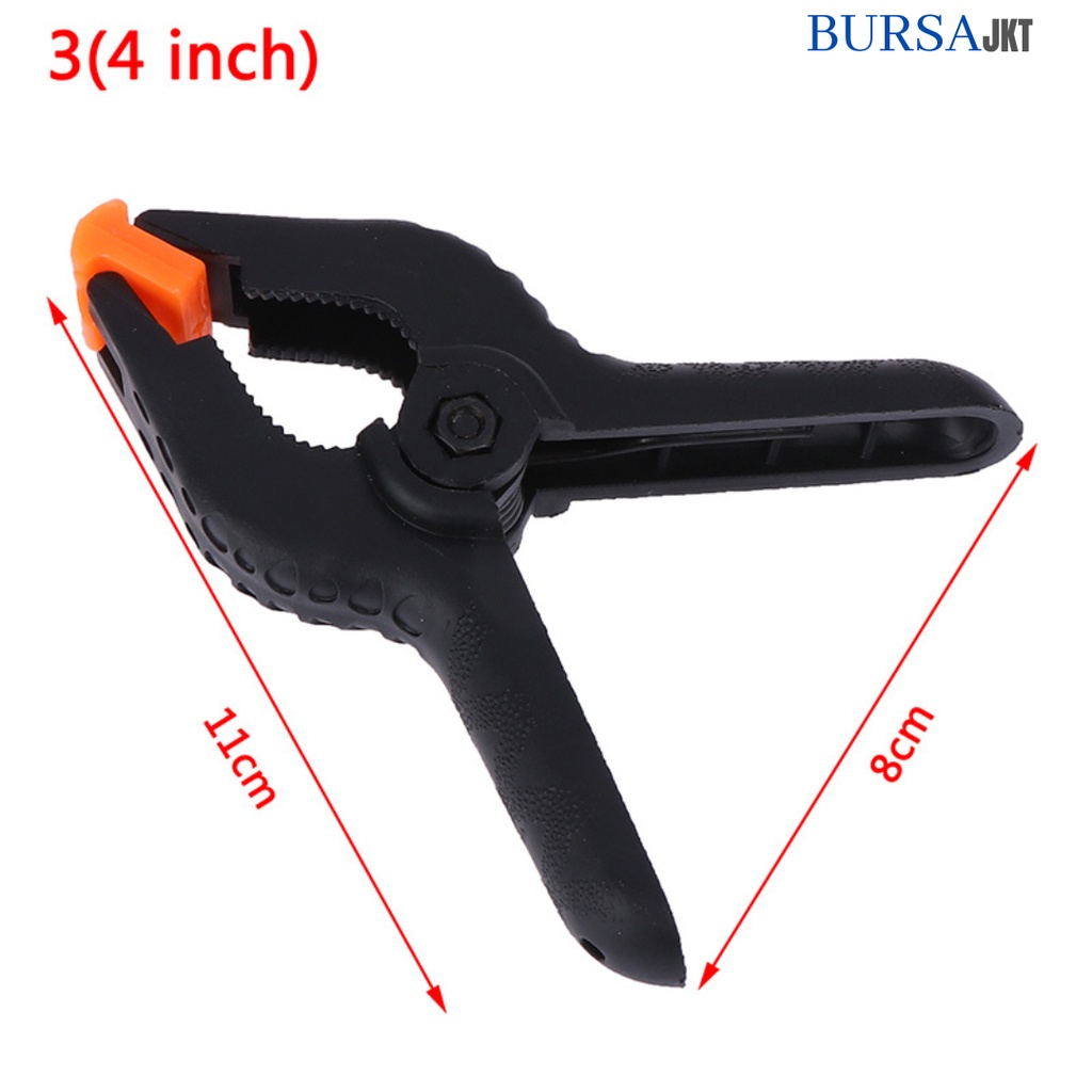 SPRING CLAMP PENJEPIT KAYU 4 INCH PLASTIK BAHAN NYLON