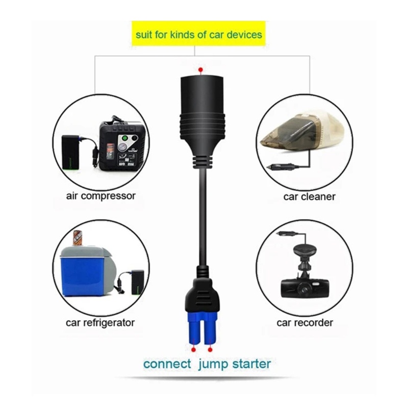 Adapter Soket zzz Portable EC5 Female to Female Untuk Pemula Jump