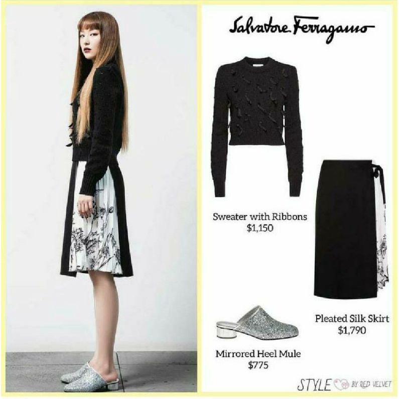 Kostum Seulgi Red Velvet x Salvator