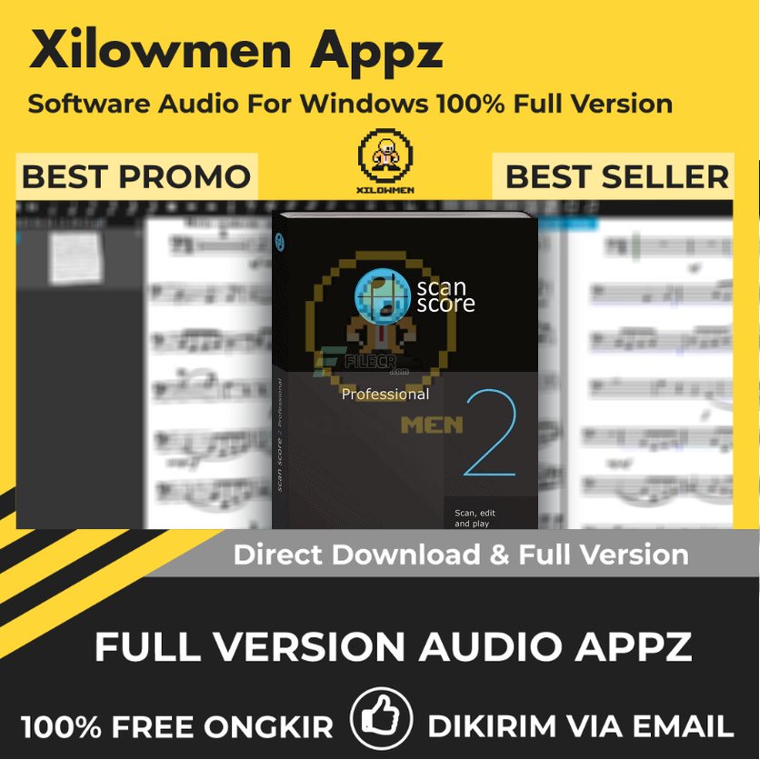 [Full Version] ScanScore Professional Pro Lifetime Audio Software WIN OS