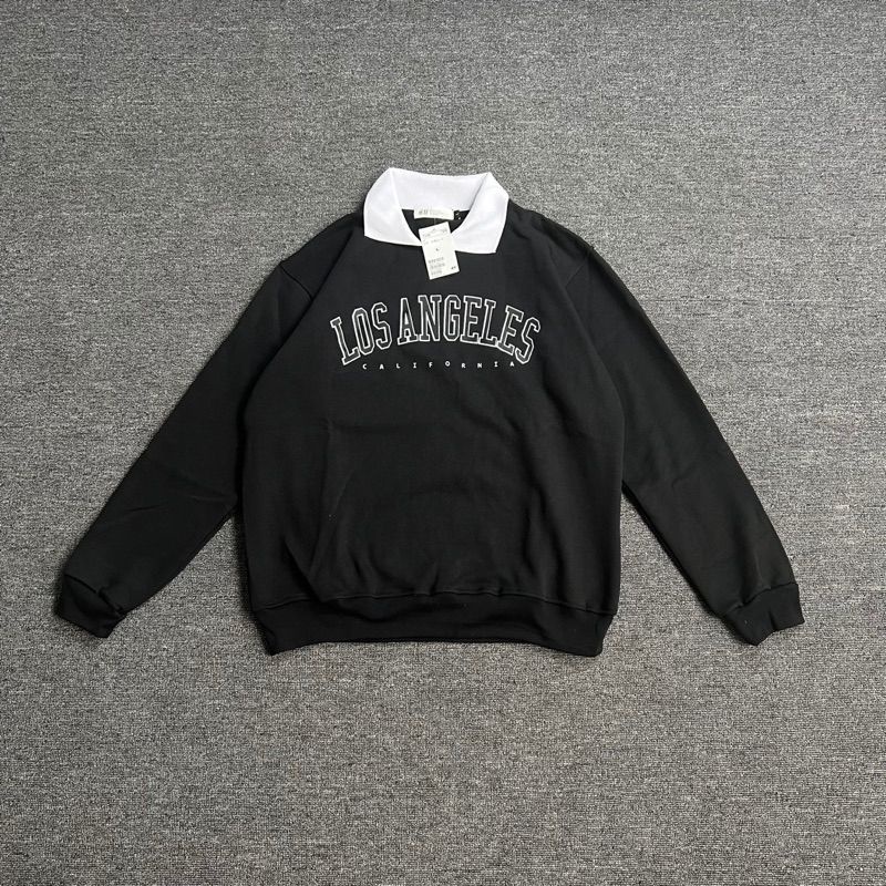 RUGBY SHIRT CREWNECK LOS ANGELES CALIFORNIA FULL TAG