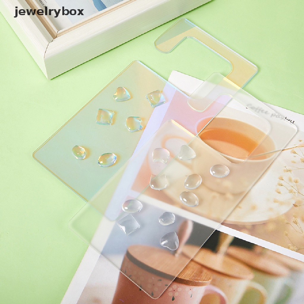 [jewelrybox] 1pc Papan Pajangan Nail Art Kuku Palsu Sample Display Akrilik Stand Butik