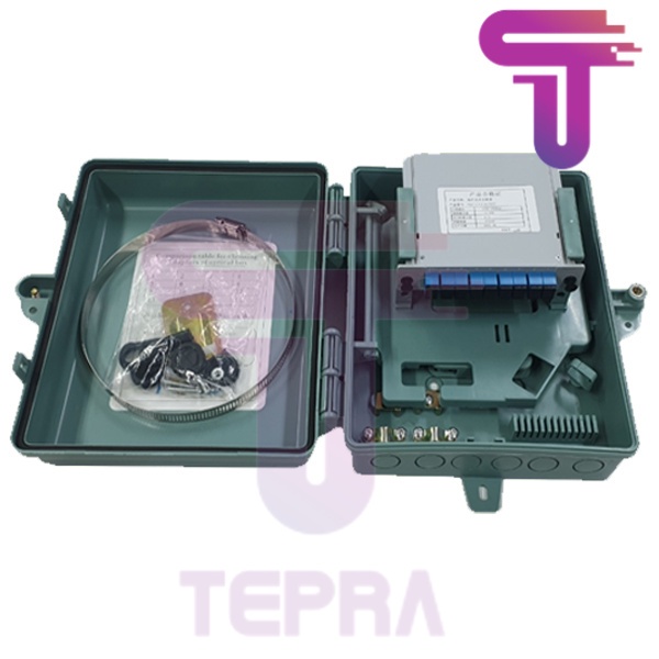 Combo ODP 8 Core Lengkap Splitter Box 1:8 UPC | ODP mini 8 Core Lengkap