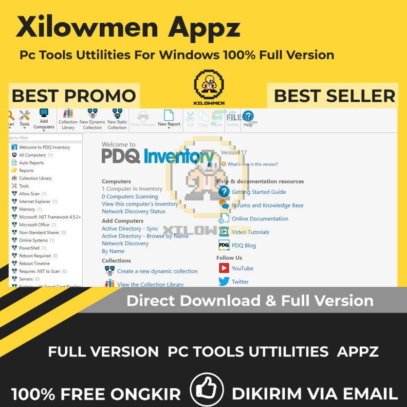 [Full Version] PDQ Inventory Pro PC Tools Software Utilities Lifetime Win OS