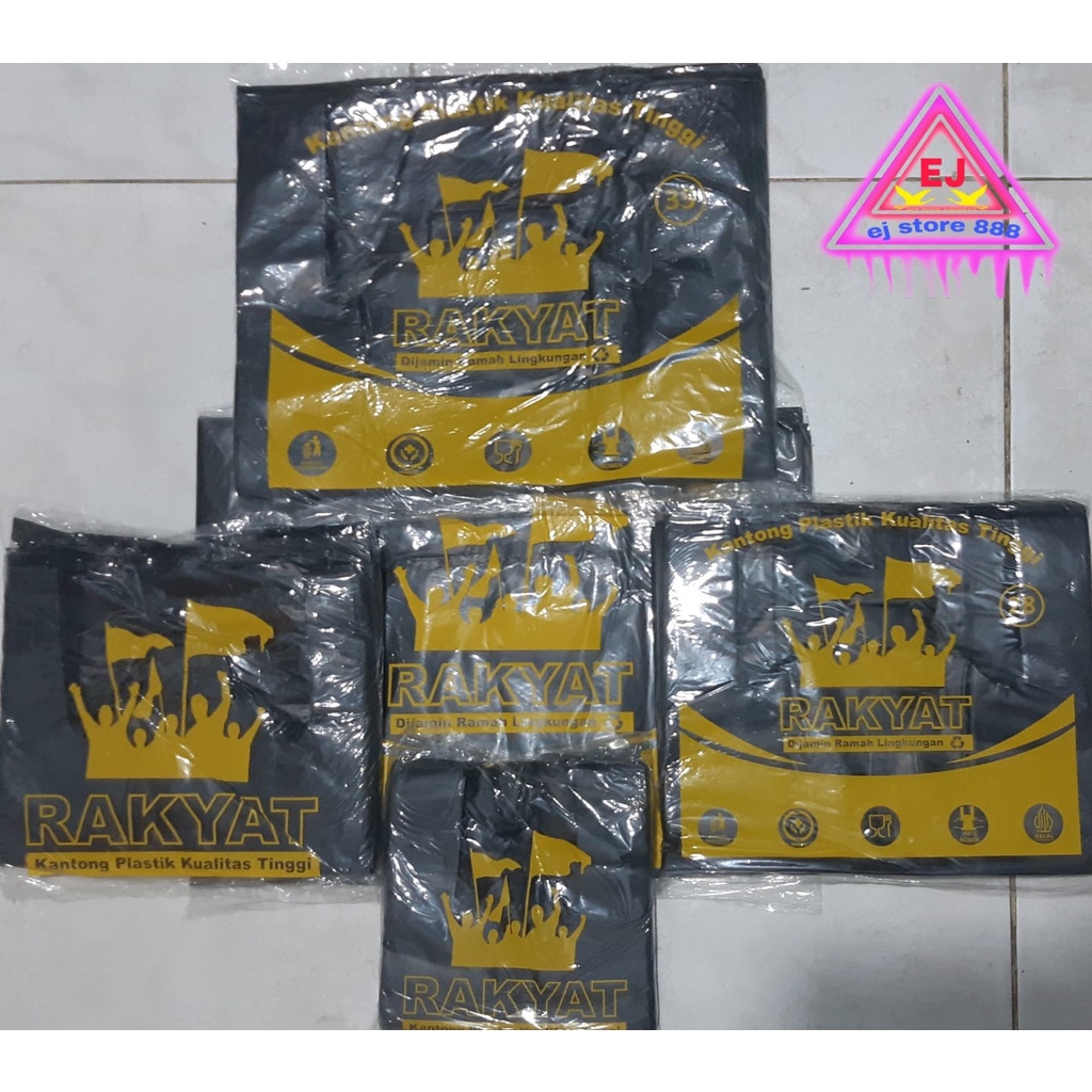 Kantong Plastik Kresek Merah Berat 400gr Ukuran 17 24 28 35 40 Bahan HDPE