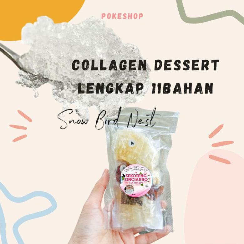 

✨11.11✨ Snow Bird Nest Collagen Dessert - Lengkap 11Bahan HALAL Mini Pack COCOK JUAL LAGI! READY!!!