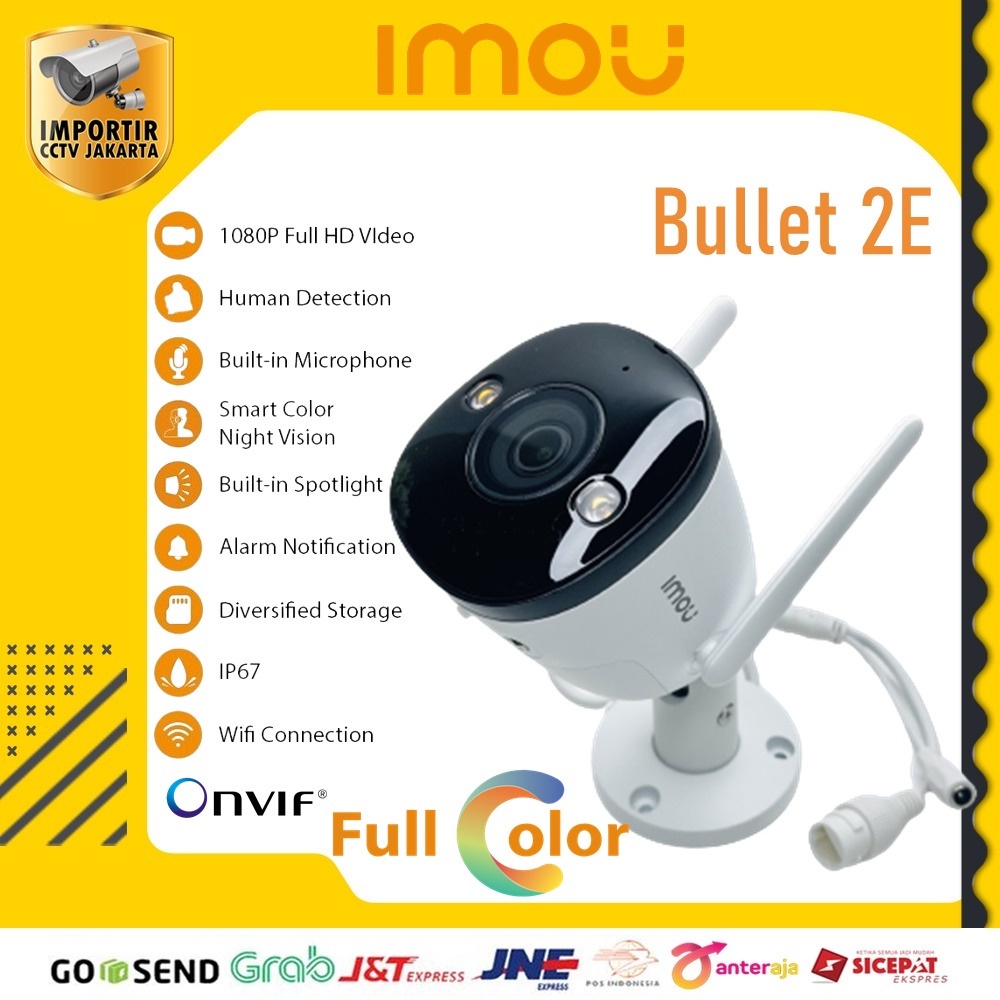 IP CAMERA CCTV Wifi Camera Outdoor Imou Bullet 2E