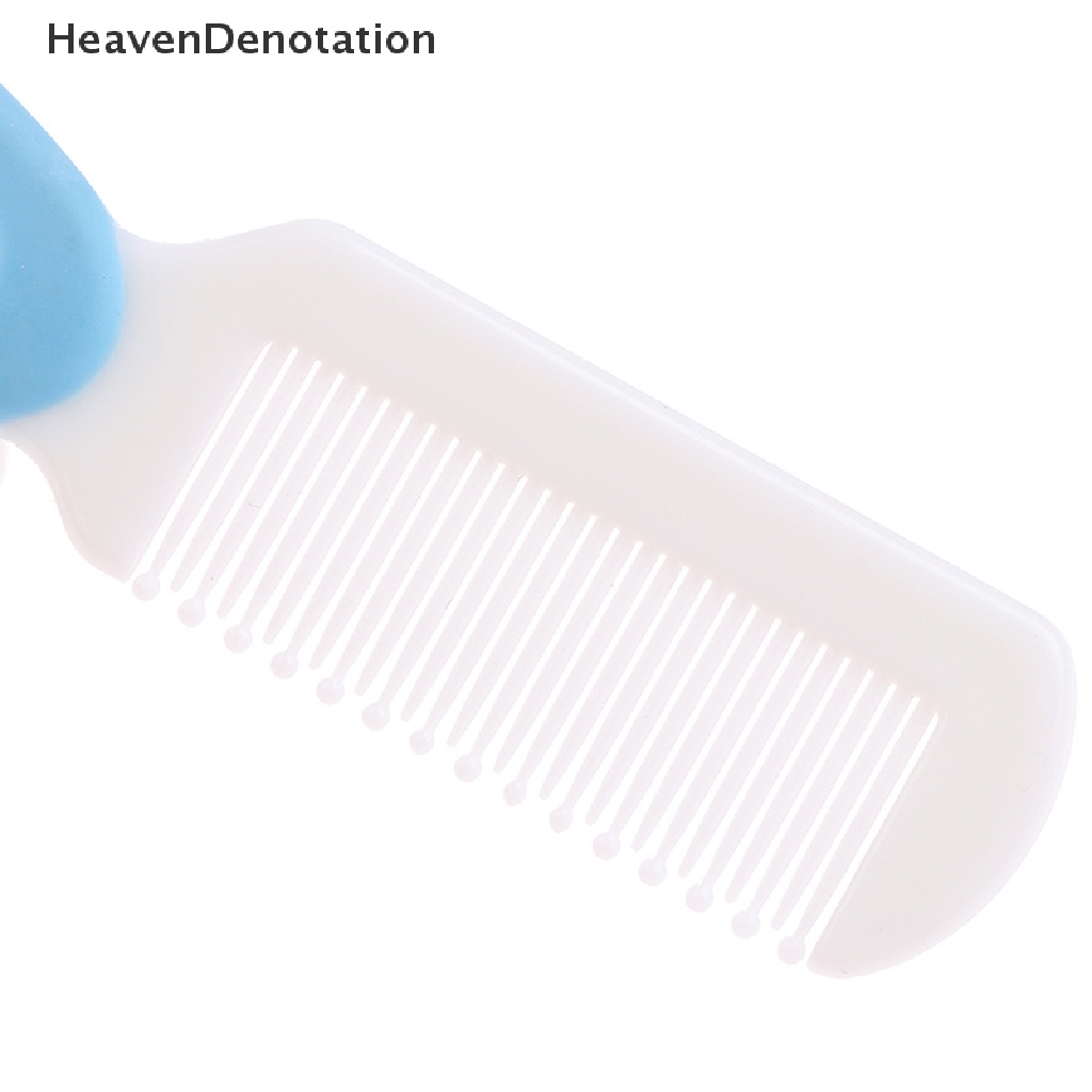 [HeavenDenotation] 2pcs / set Portable Soft Newborn Baby Hair Brush Baby Kids Comb Child Hairbrush HDV