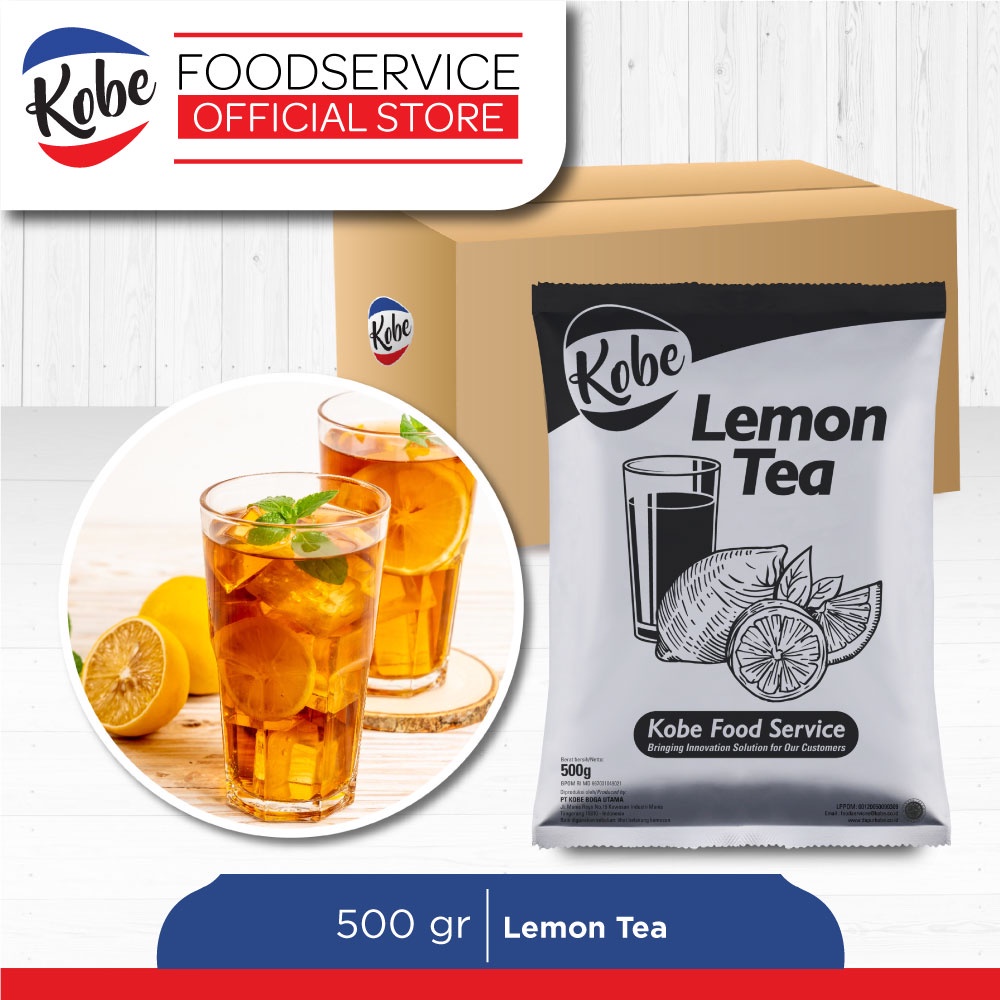 

Kobe Lemon Tea 500gr - Minuman Serbuk Powder Lemon Tea 1/2kg