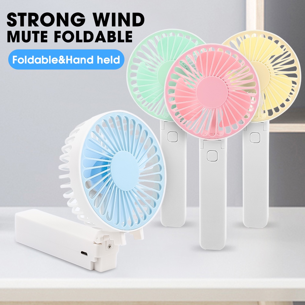 [Unggulan] Rumah Tangga Tahan Lama Kipas Desktop Anak Kartun Lucu Kipas Genggam USB Rechargeable Wireless Cooling Fan Musim Panas Perjalanan Luar Ruangan Kipas Portabel Dengan Stand Telepon