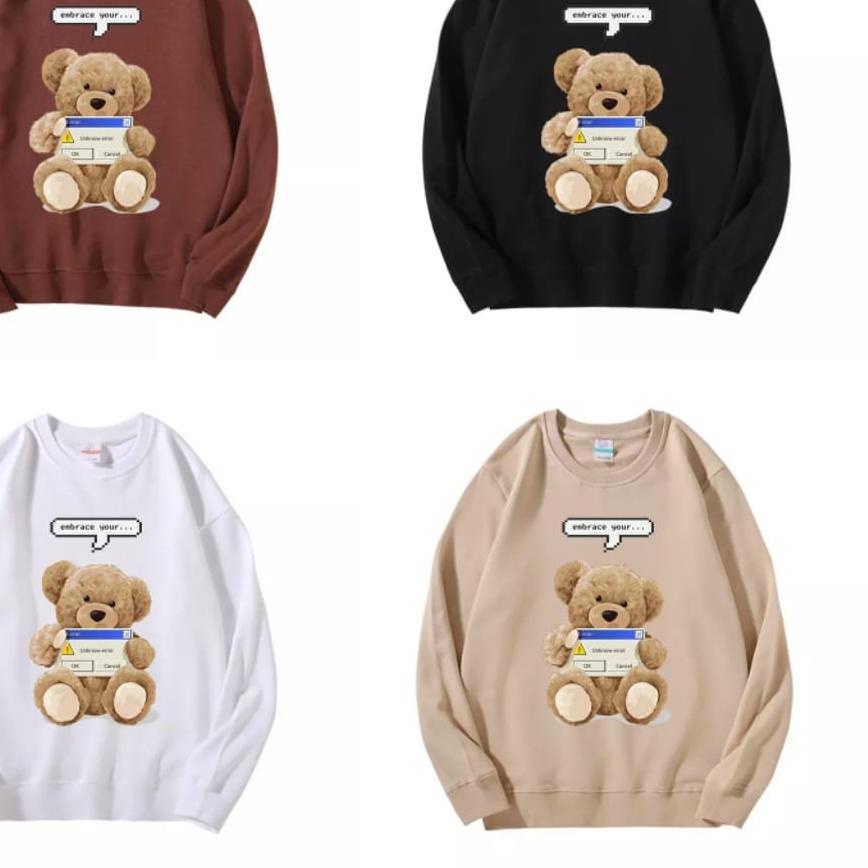➱ FC - SWEATER EMBRACE YOUR TEDDY BEAR // Sweater Oversize Teddy Bear ➺
