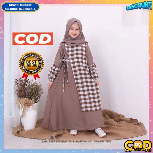 Kids Series Baju Gamis Anak Tanggung Baju Gamis Anak Perempuan Import Pakaian Muslim Anak Cewek Game
