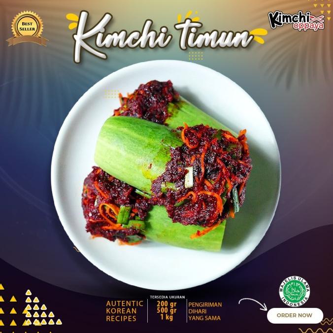 

kimchi timun 500 g dibuat oleh chef korea TERLARIS