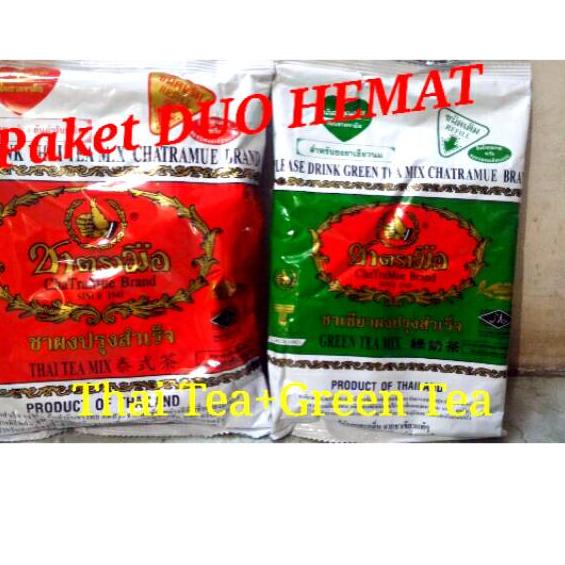 

♤ Paket Duo Hemat Thai Tea dan Green Tea ☼