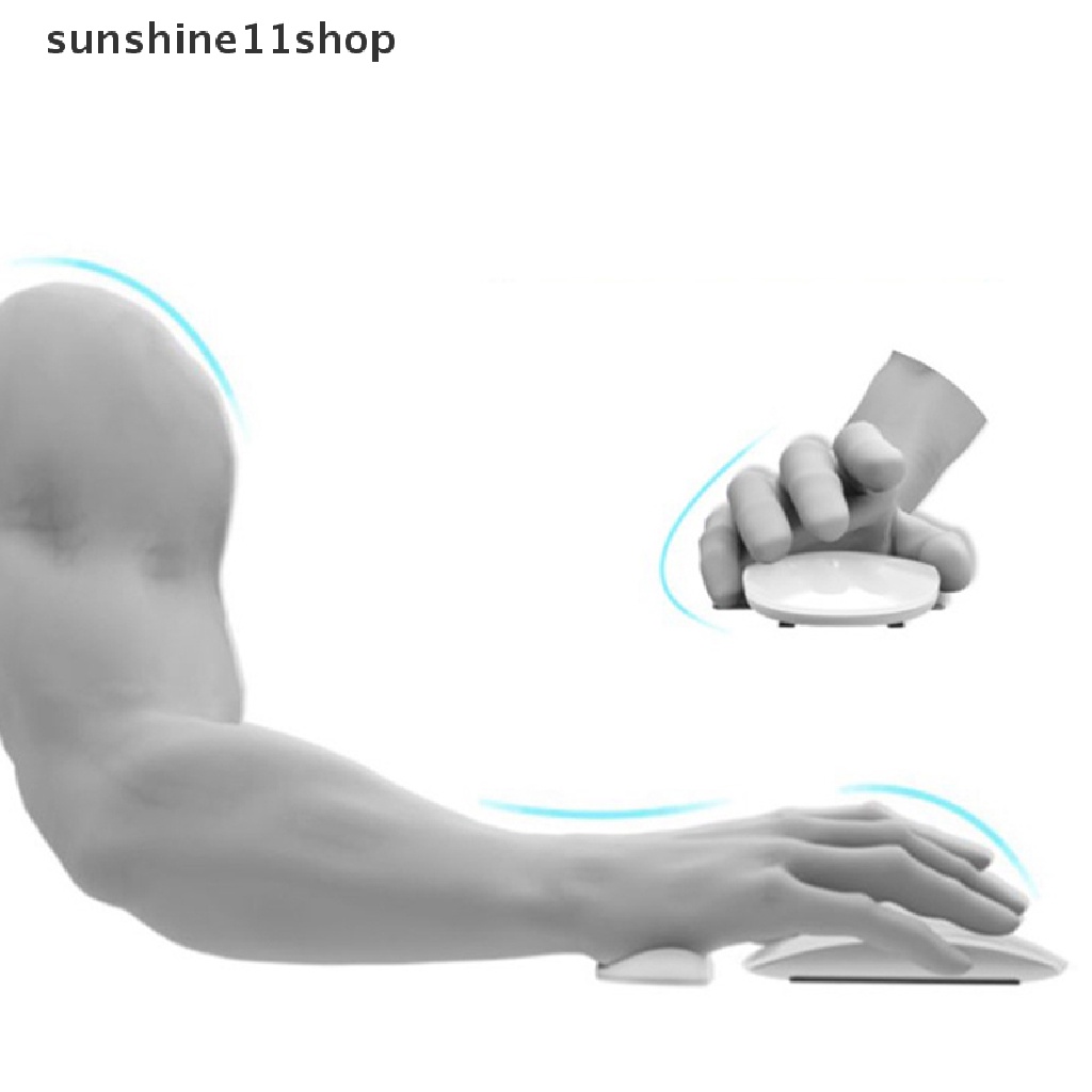 Sho 1pcs Mouse Wrist Rest Silicone Hand Cushion Soft Pad Tahan Lama Kantor Palm/Tangan/Pergelangan Tangan Penopang Bergerak Dengan Pergelangan Tangan Komputer Mouse Pads N