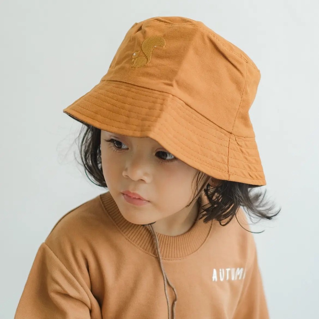 ANIMAL BUCKET HAT - Promo 10.10 Topi Bucket Rimba Safari Anak Bordir Hewan Murah Berkualitas Cewe Cowo