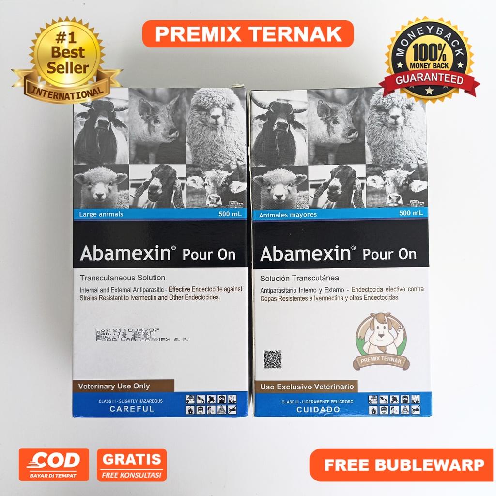 ABAMEXIN POUR ON 500ml - Obat anti parasit tetes punggung untuk ternak - Memberantas cacing kutu sca