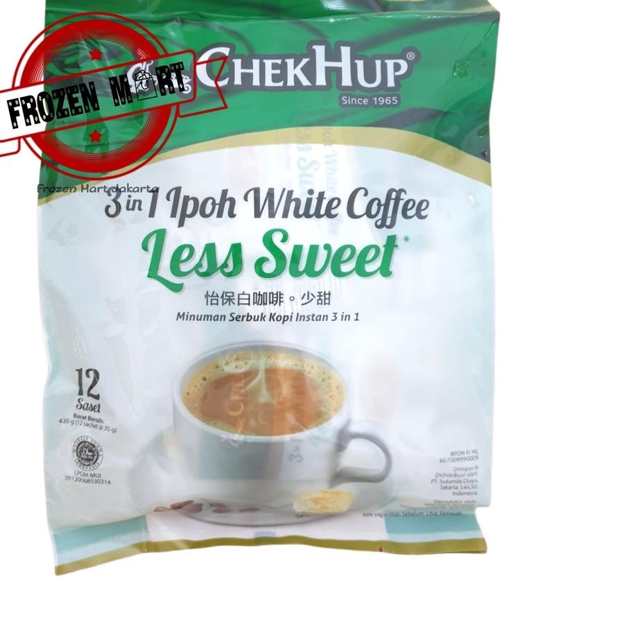 

♦ Chek Hup Ipoh Whitte Coffee Less Sweet Sugar / Chek Hup Ipoh Less Sugar 420gr ♡