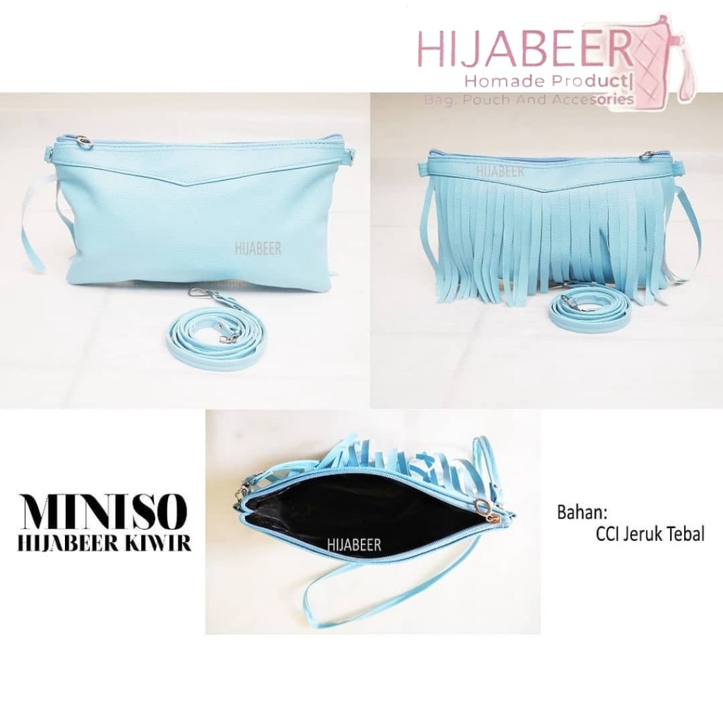 Sling Bag Miniso Kiwir Hijabeer - Tas Selempang Wanita Murah