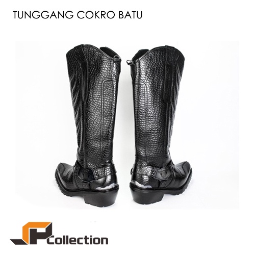 TUNGGANG COKRO BATU POLANTAS Sepatu Polisi Lalu Lintas Polantas Patwal BM Kulit ASLI