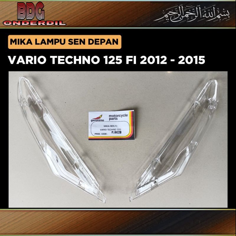 Mika Sen Depan Vario Techno 125 FI 2012 2013 2014 2015 / kanan kiri / kaca lampu sein / ISS CBS