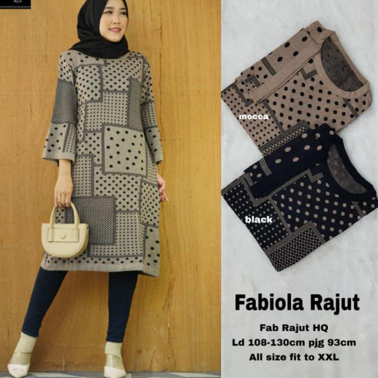 [ART. 962] fabiola long tunik ori valent tunik import tunik jumbo ld 130 baju atasan wanita tunik mu