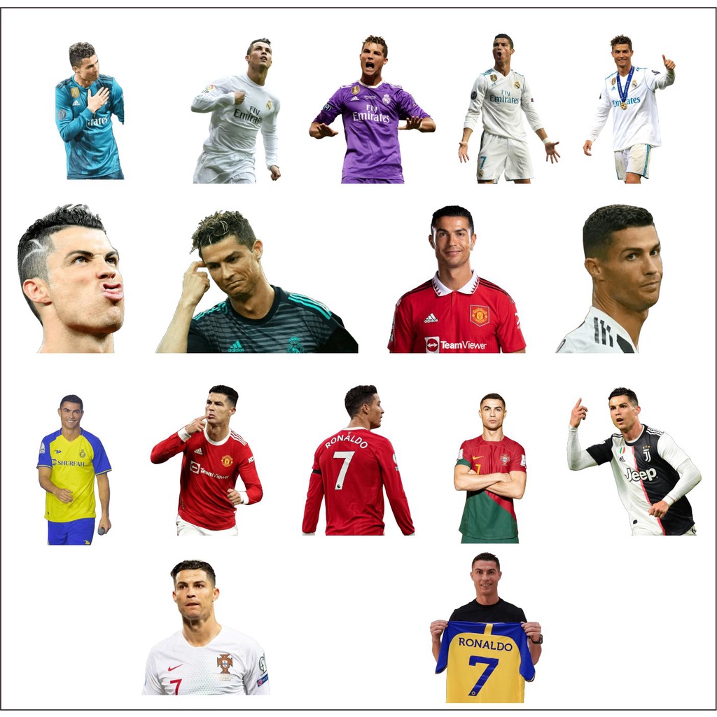 

stiker ronaldo 16 pcs