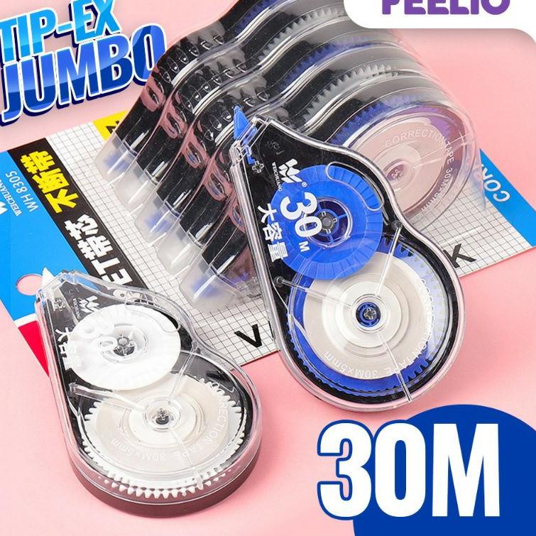 

KodeKk9K4 FEELIO - TIP EX CORRECTION TAPE KERTAS ROLL 30 METER AT5