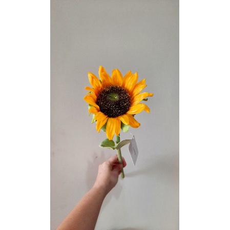 SALE BUNGA ARTIFICIAL SUN FLOWER BUNGA MATAHARI KKV SLADKO 12CM
