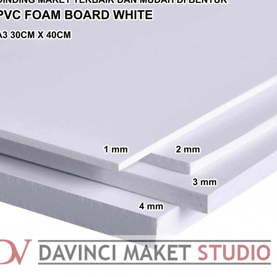 C32 A3 PVC Foam Board - Karton PVC 1mm 2mm 3mm 4mm 5mm - 30cm x 40cm PALING DIMINATI ヵ