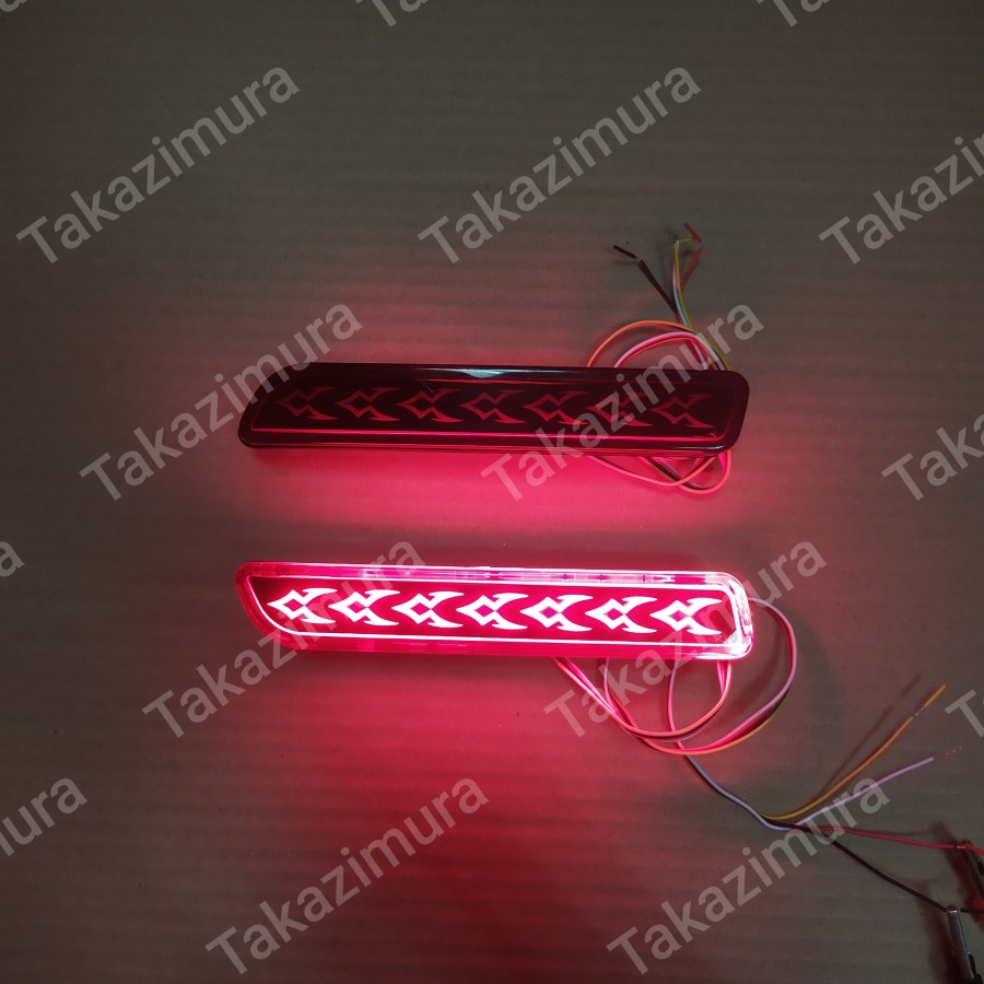 REFLEKTOR LED LAMPU BUMPER BELAKANG MOBIL SUZUKI X OVER SX4