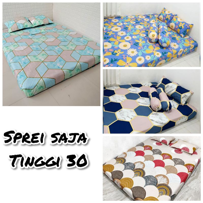 SPREI SAJA tanpa sarban/sargul Tinggi 30cm