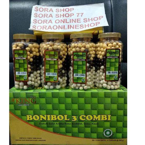 

✭ 1 Dus (4 Toples) Bonibol 3 Combi d' King (Cokelat, Susu, Keju) ◄