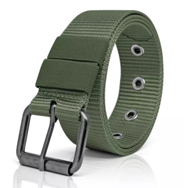 FLASH SALE Gesper Ikat Pinggang Nylon Lubang 10 Jarum