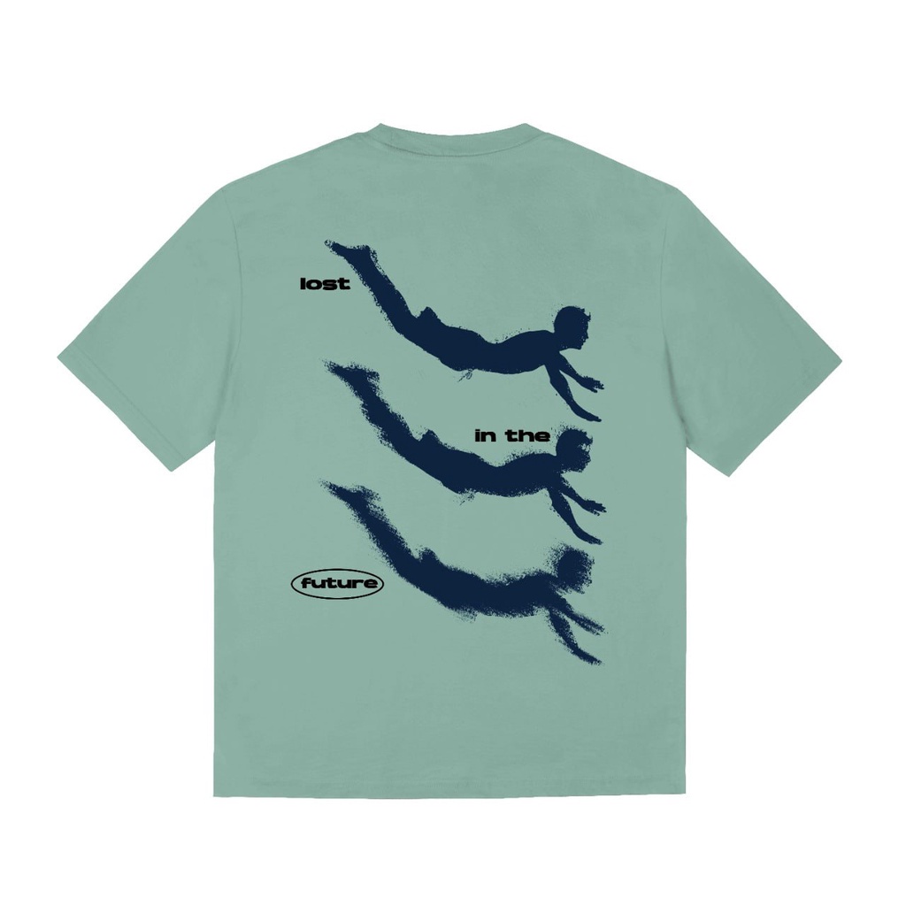 Baju Kaos Distro pria wanita Streetwear Premium Wush Club  HUMAN GREEN  Tee
