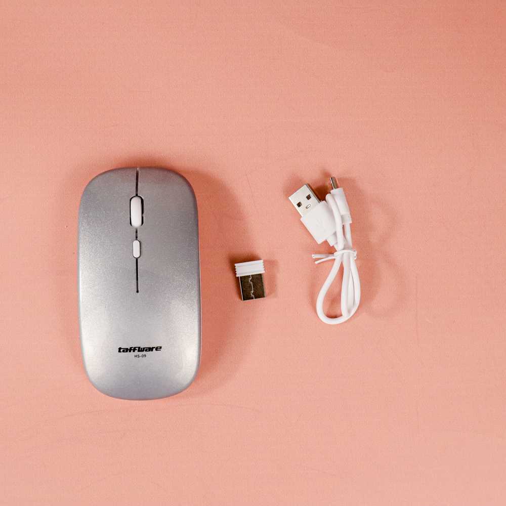 Taffware Mouse Wireless 2.4G Rechargeable - HS-09