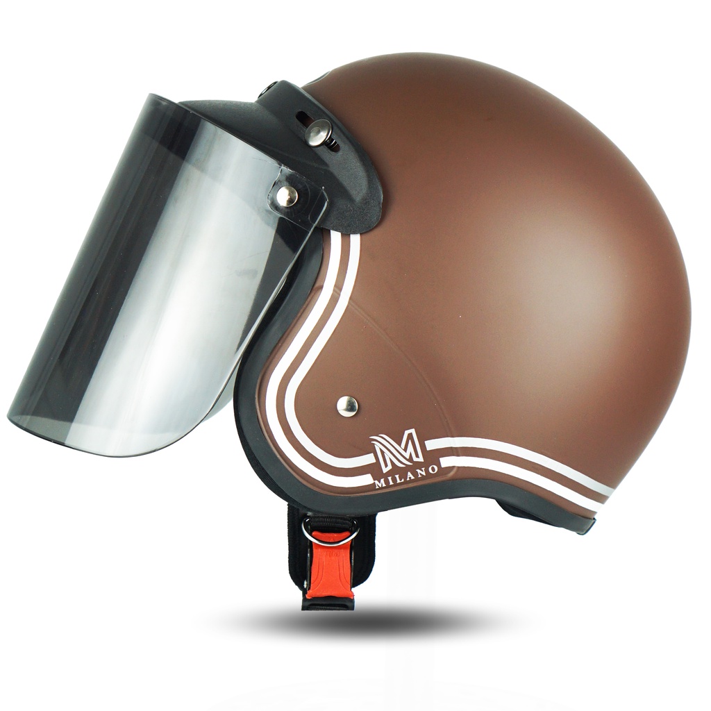 Helm Retro Bogo Dewasa Pria Wanita  Milano SNI kekinian Terbaru