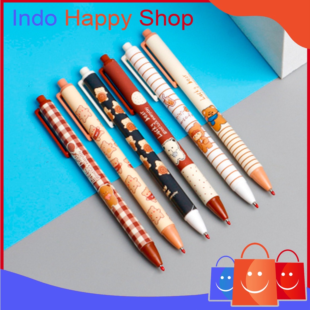 

Pulpen Gel Motif Cartoon Pulpen Pelajar Dan Kantor Pena Lucu Puru Bear 299
