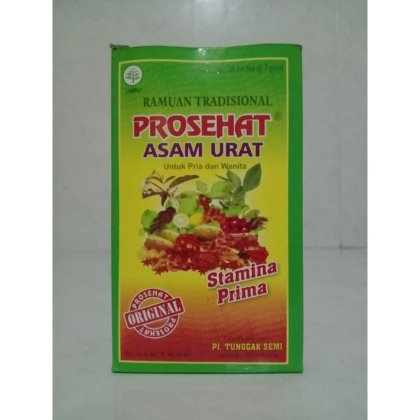 

PROSEHAT SEBUK jamu asam urat original