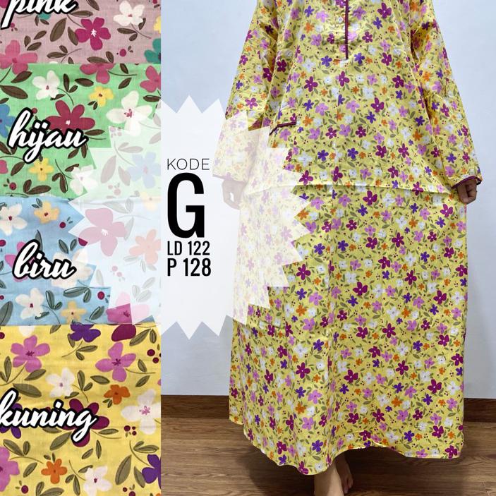 ➫ Longdress Daster Lengan Panjang Katun Jepang Lokal Pretty Girl Busui Bumil ☈