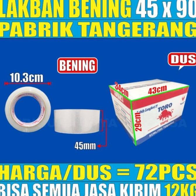 

Lakban Bening / Cokelat 45mm x 90yard Murah Dus Semua Jasa Kirim